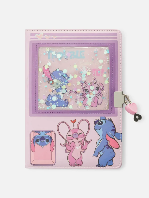 Primark A5 Disney's Stitch Notebook With Lock Pink Best Sale