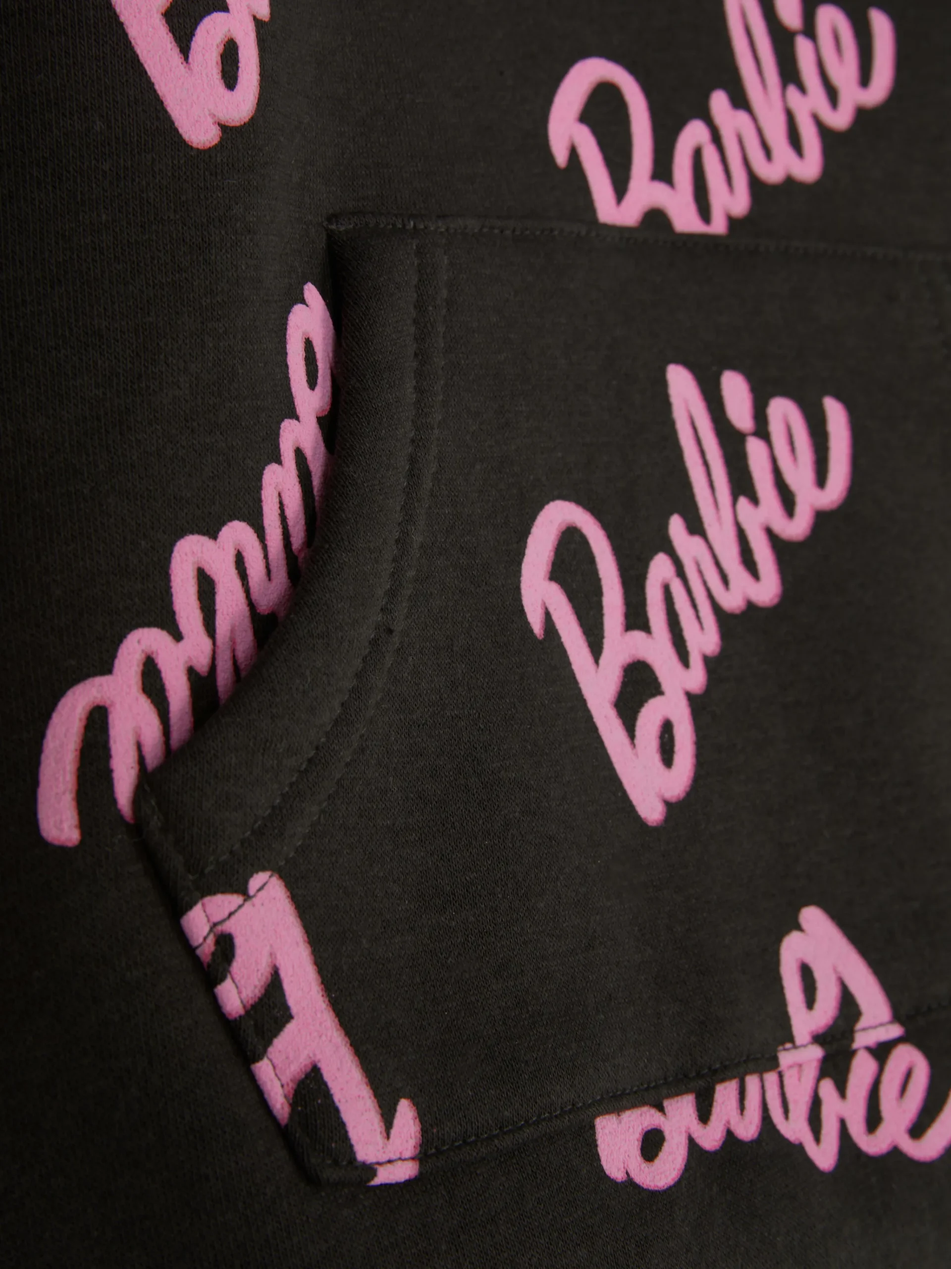 Primark Barbie Longline Hoodie Charcoal Online