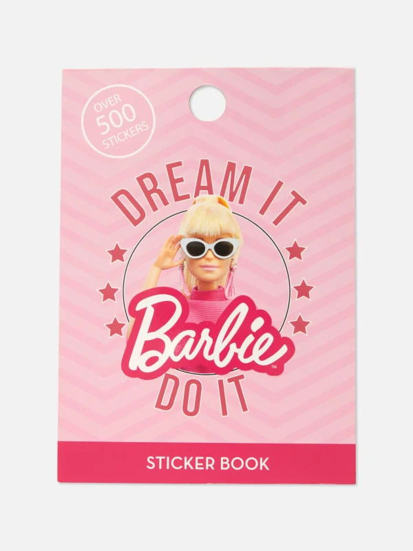 Primark Barbie Sticker Book Pink Clearance
