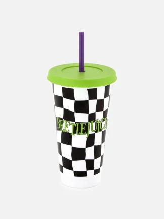 Primark Beetlejuice Cup With Straw Black Online