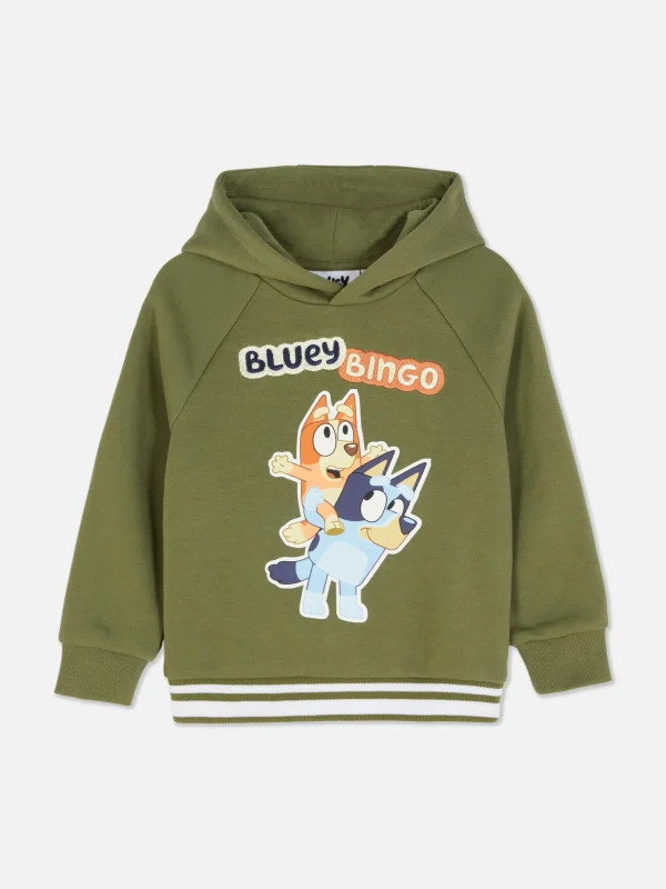 Primark Bluey Graphic Hoodie Set Olive Discount