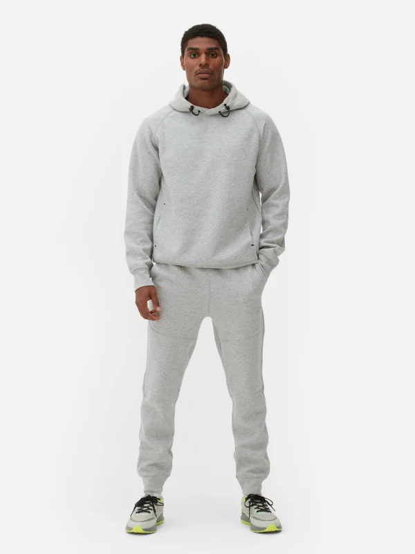 Primark Bonded Slim Fit Joggers Gray Heather Outlet