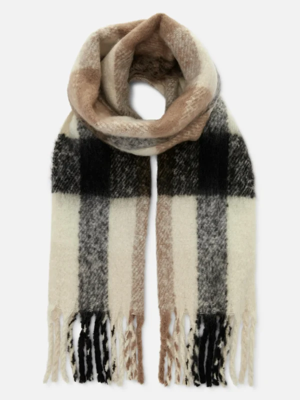 Primark Brushed Tassel Scarf Natural Hot