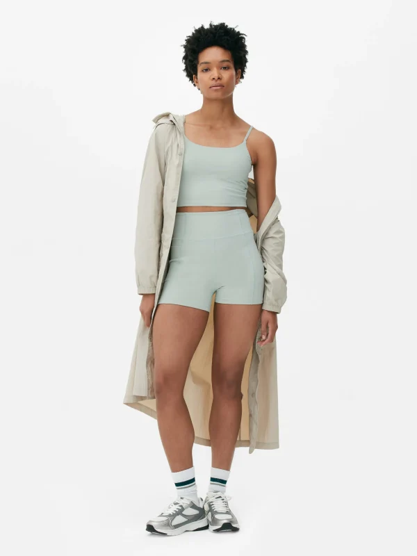 Primark Buttery Soft Cropped Gym Cami Light Green Flash Sale