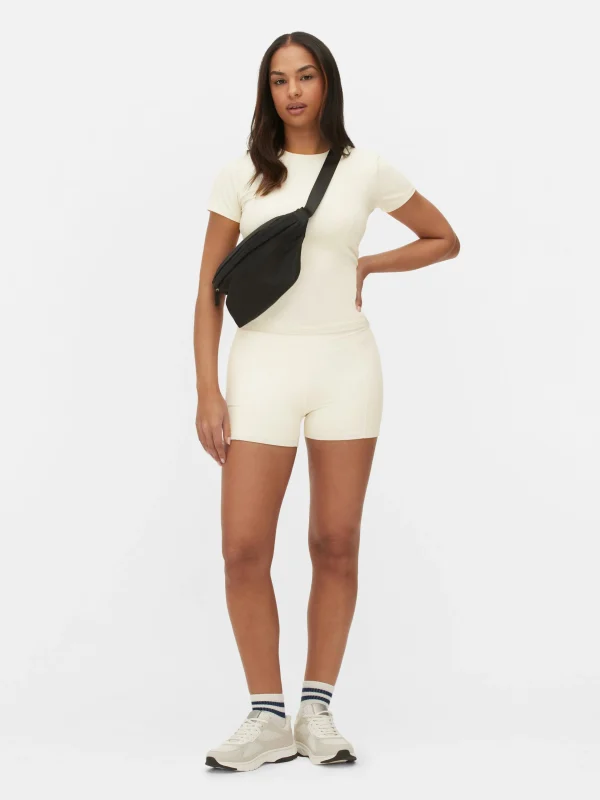 Primark Buttery Soft Gym T-Shirt Ivory Store