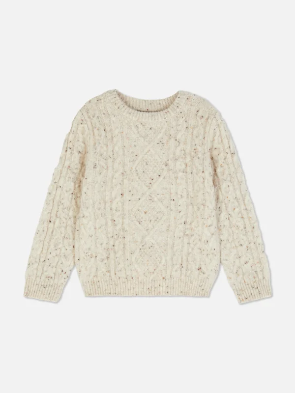 Primark Cable Knit Sweater Ivory Discount