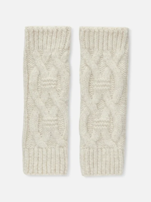 Primark Cable Knit Wrist Warmers Cream Best Sale