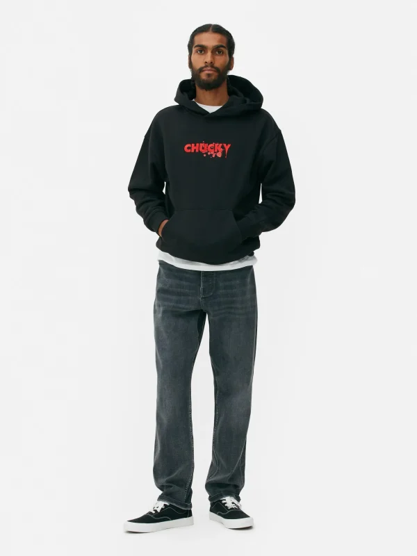Primark Chucky Graphic Hoodie Black Cheap