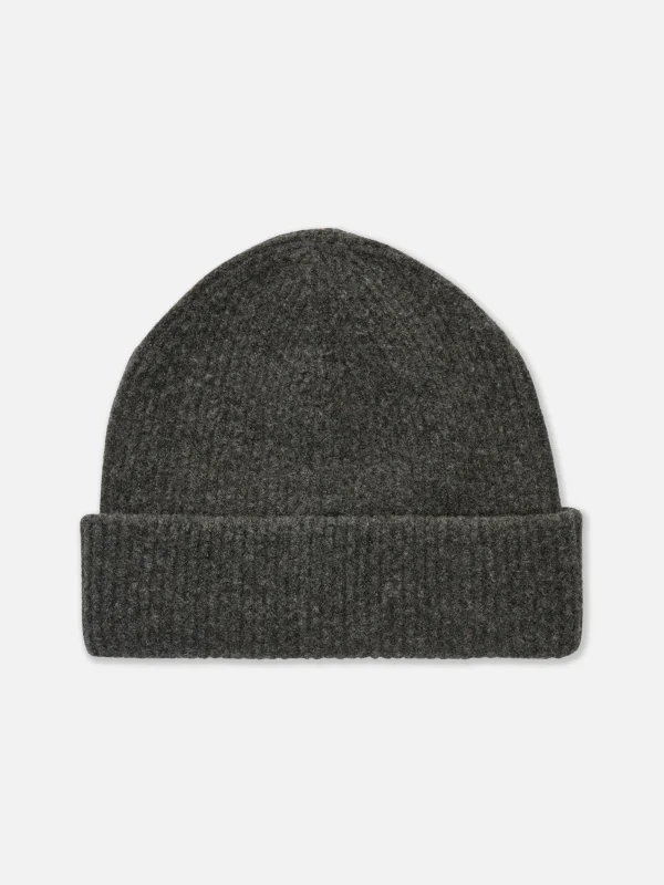 Primark Chunky Knit Cuffed Beanie Gray Hot