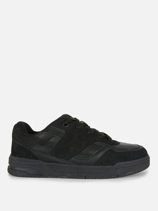 Primark Chunky Skate Sneakers Black New