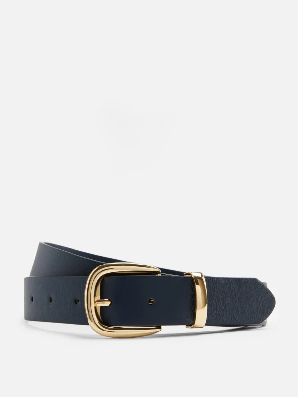 Primark Classic Belt Navy New