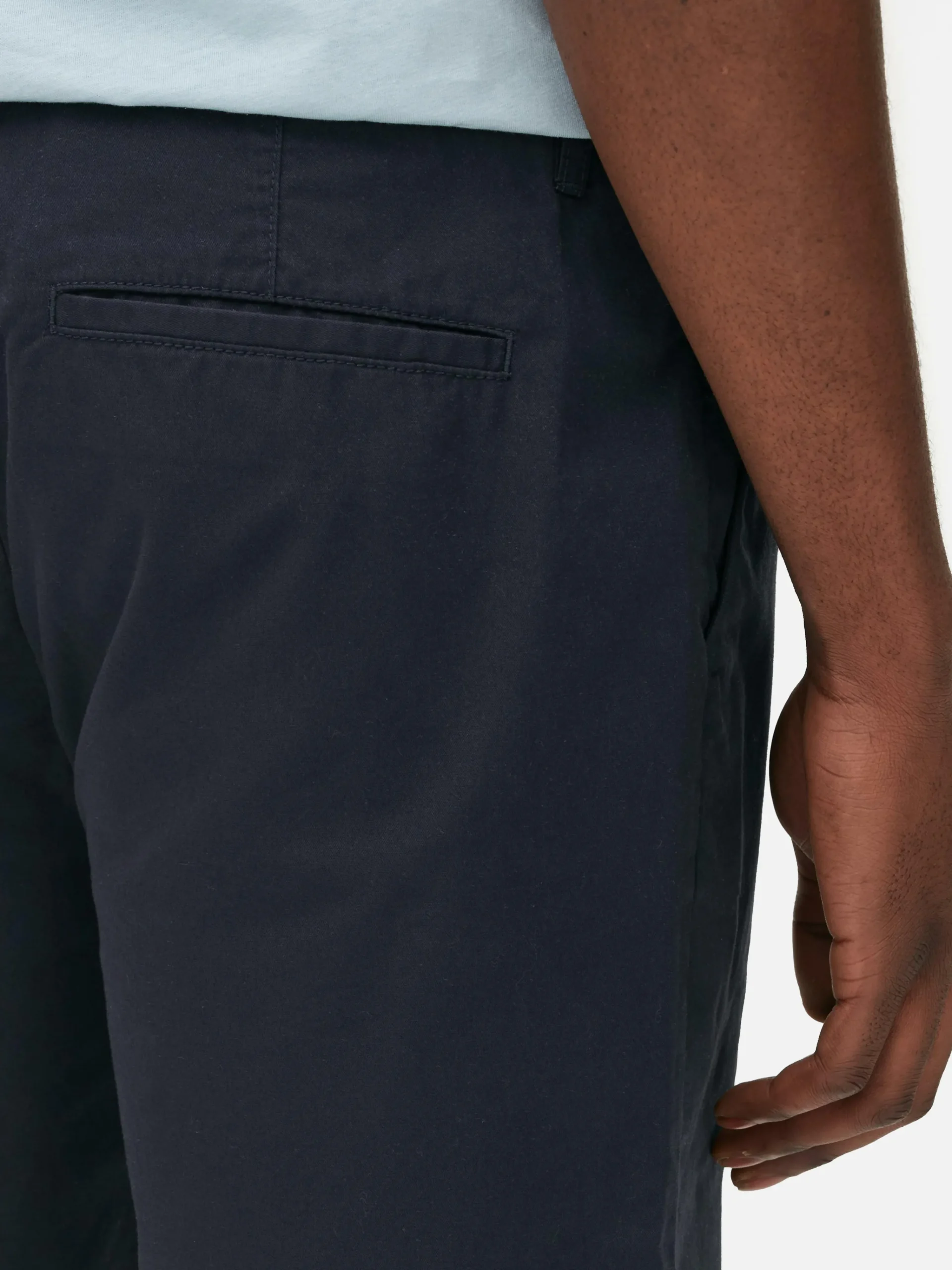 Primark Classic Chino Shorts Navy Discount