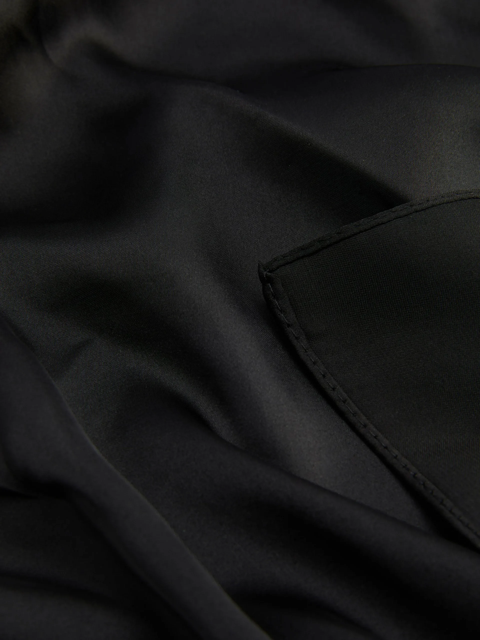 Primark Classic Satin Scarf Black Best