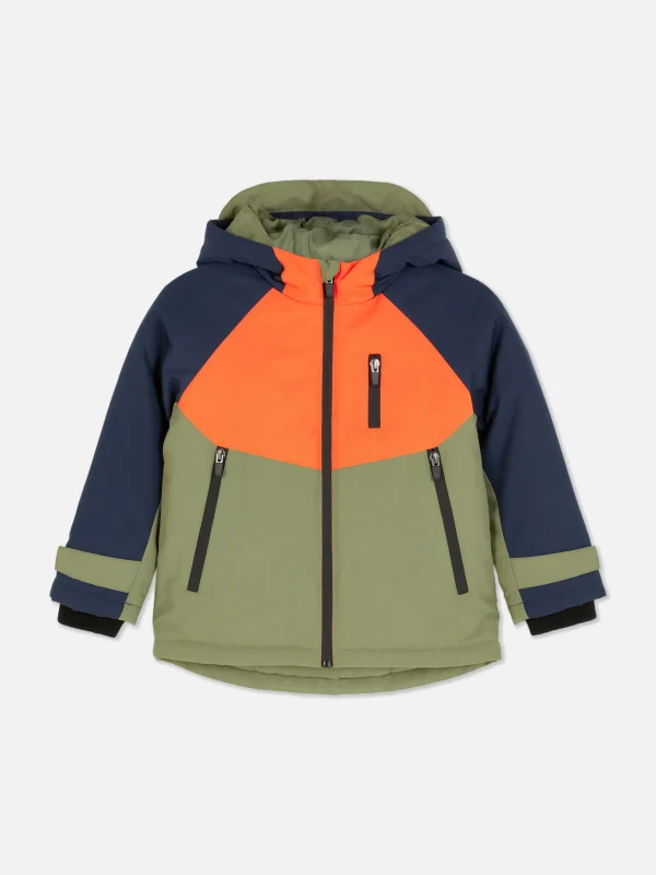 Primark Color Block Windbreaker Orange New