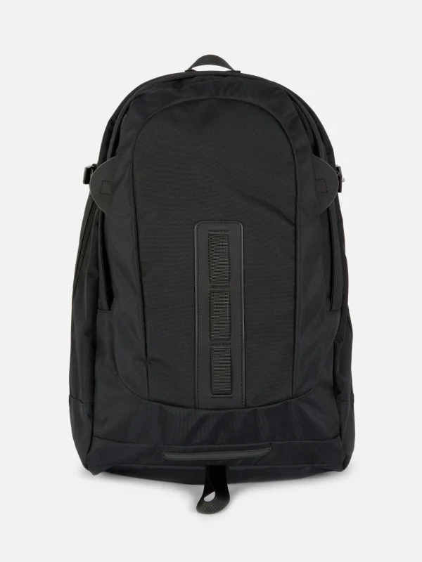 Primark Commuter Buckle Backpack Black Flash Sale