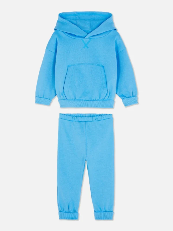 Primark Co-ord Hoodie And Joggers Set Blue New