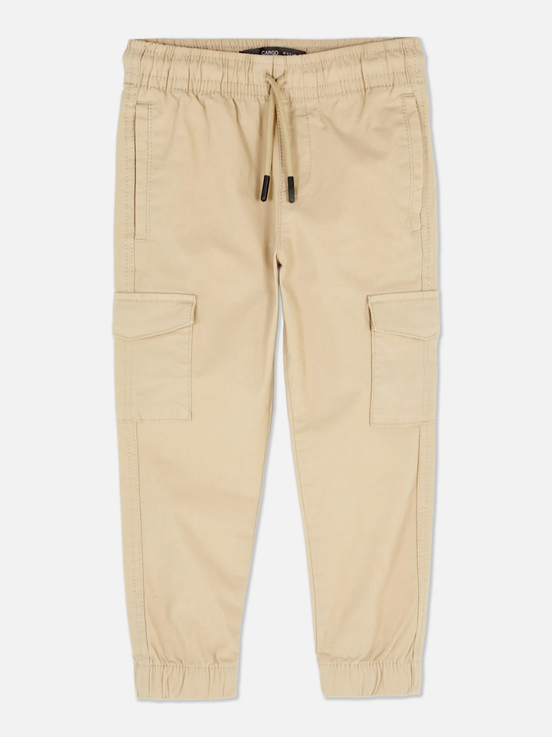 Primark Cuffed Cargo Pants Tan Sale