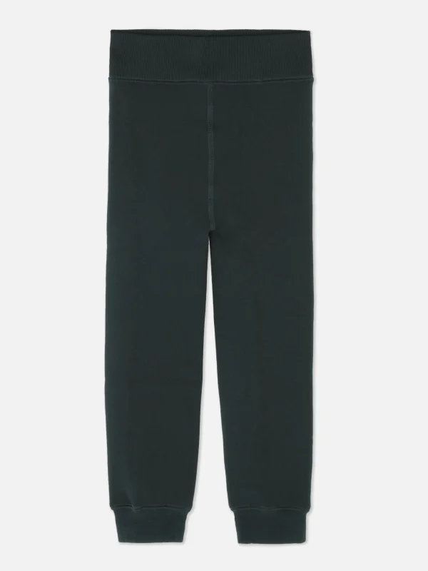 Primark Cuffed Plush Leggings Black Store