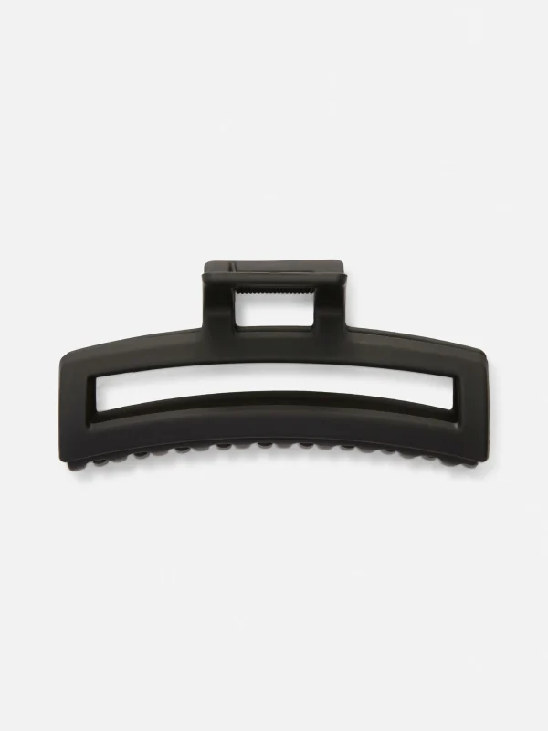 Primark Curved Rectangular Claw Clip Black Hot