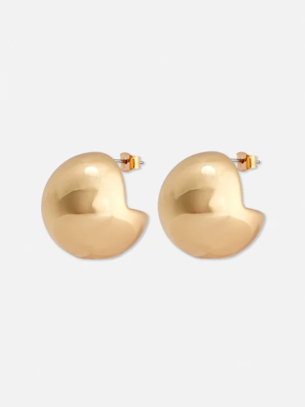 Primark Cutout Orb Stud Earrings Yellow Sale