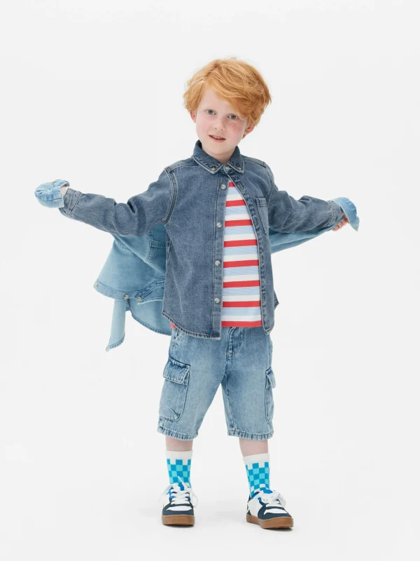 Primark Denim Shirt Blue Best