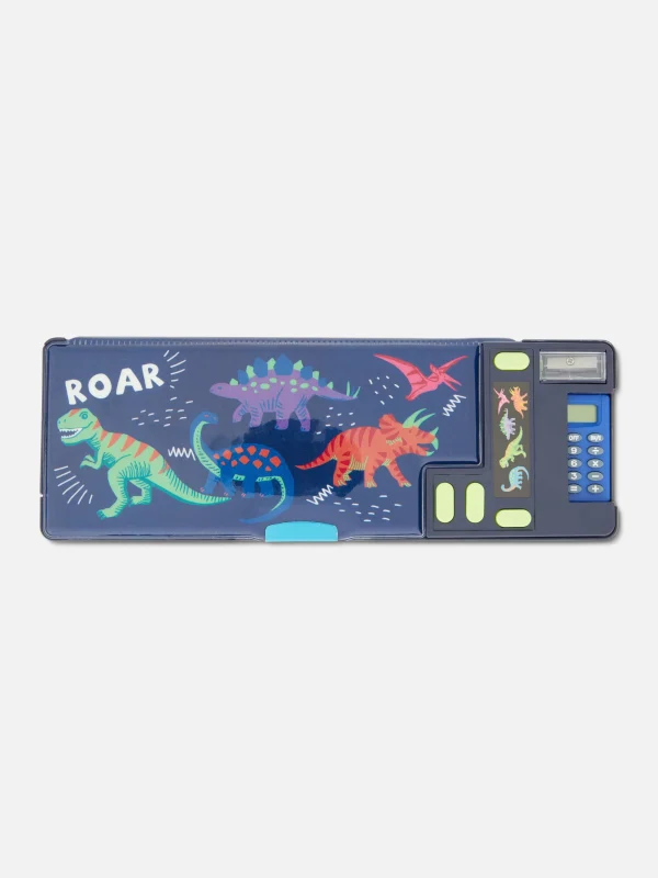 Primark Dinosaur Multi-Use Pencil Case Green Flash Sale