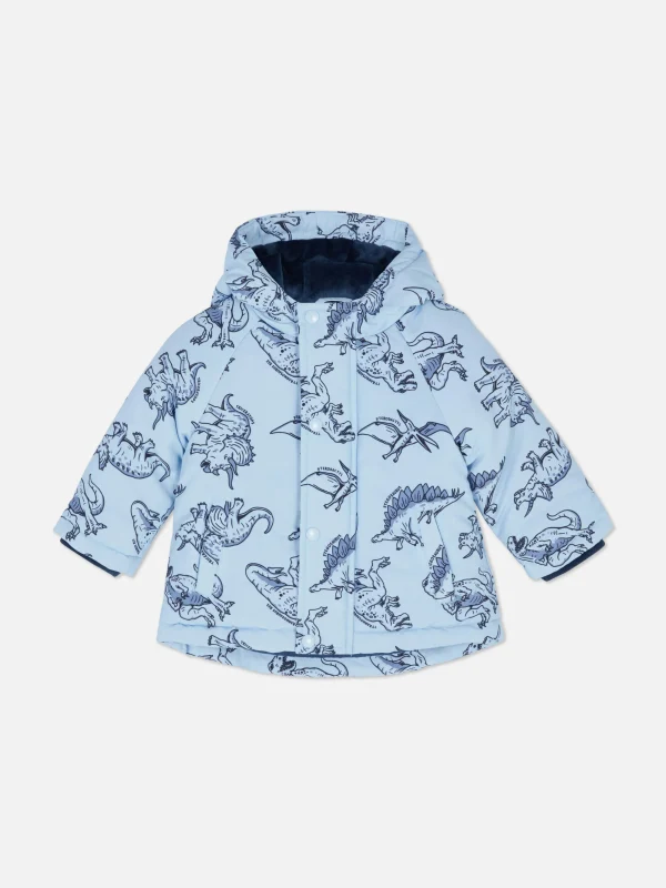 Primark Dinosaur Rain Jacket Blue Fashion