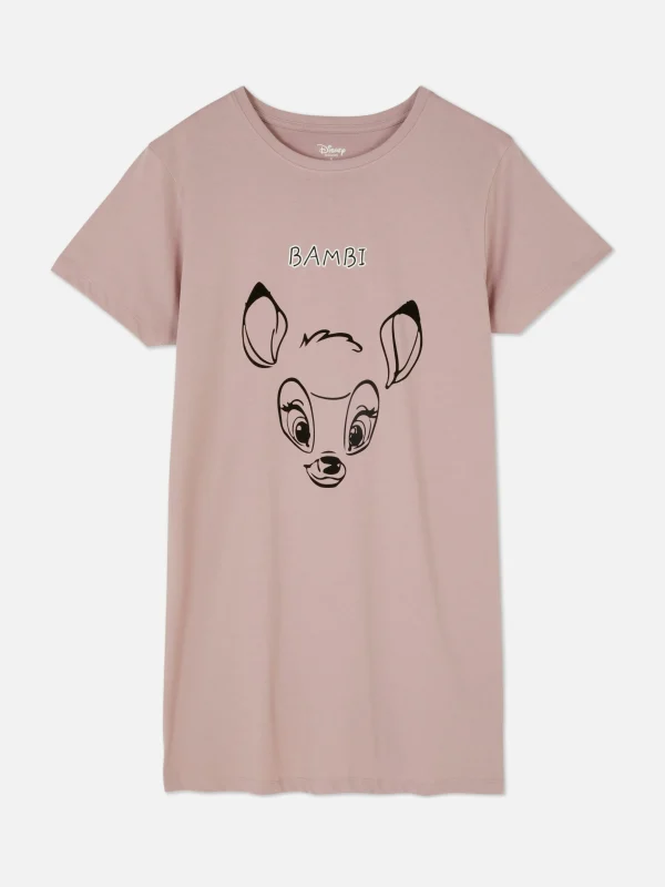 Primark Disney’s Bambi Print Sleep Tee Mocha Store