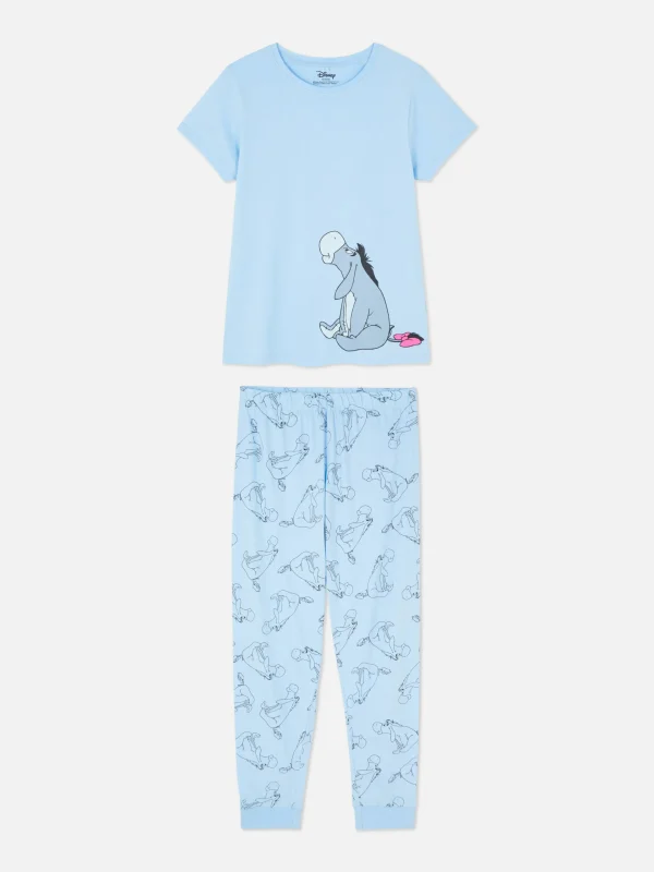 Primark Disney's Characters T-Shirt Pajamas Blue New