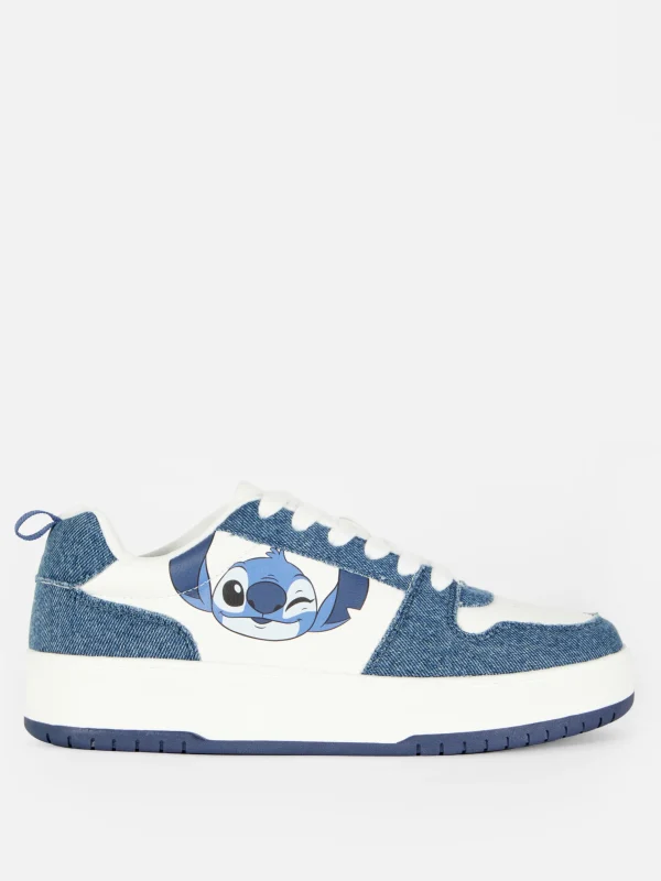 Primark Disney’s Lilo And Stitch Denim Low Tops Blue Best Sale