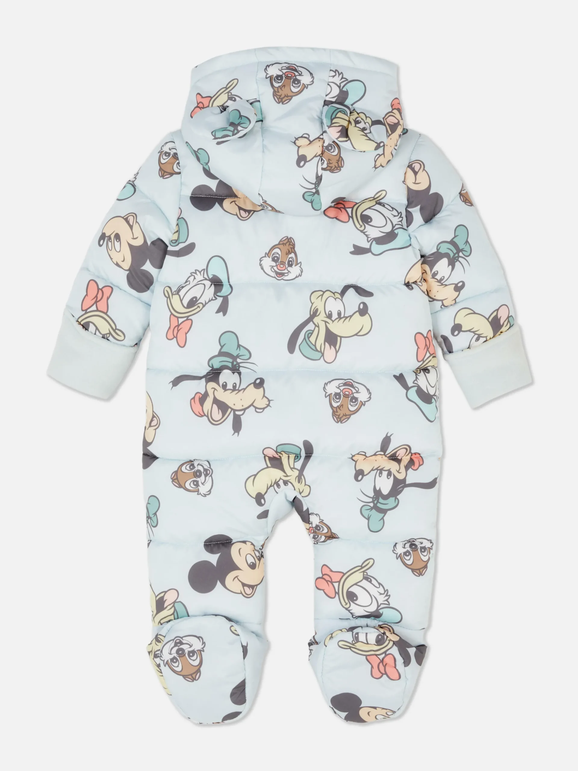 Primark Disney’s Mickey Mouse & Friends Padded Pramsuit Blue New