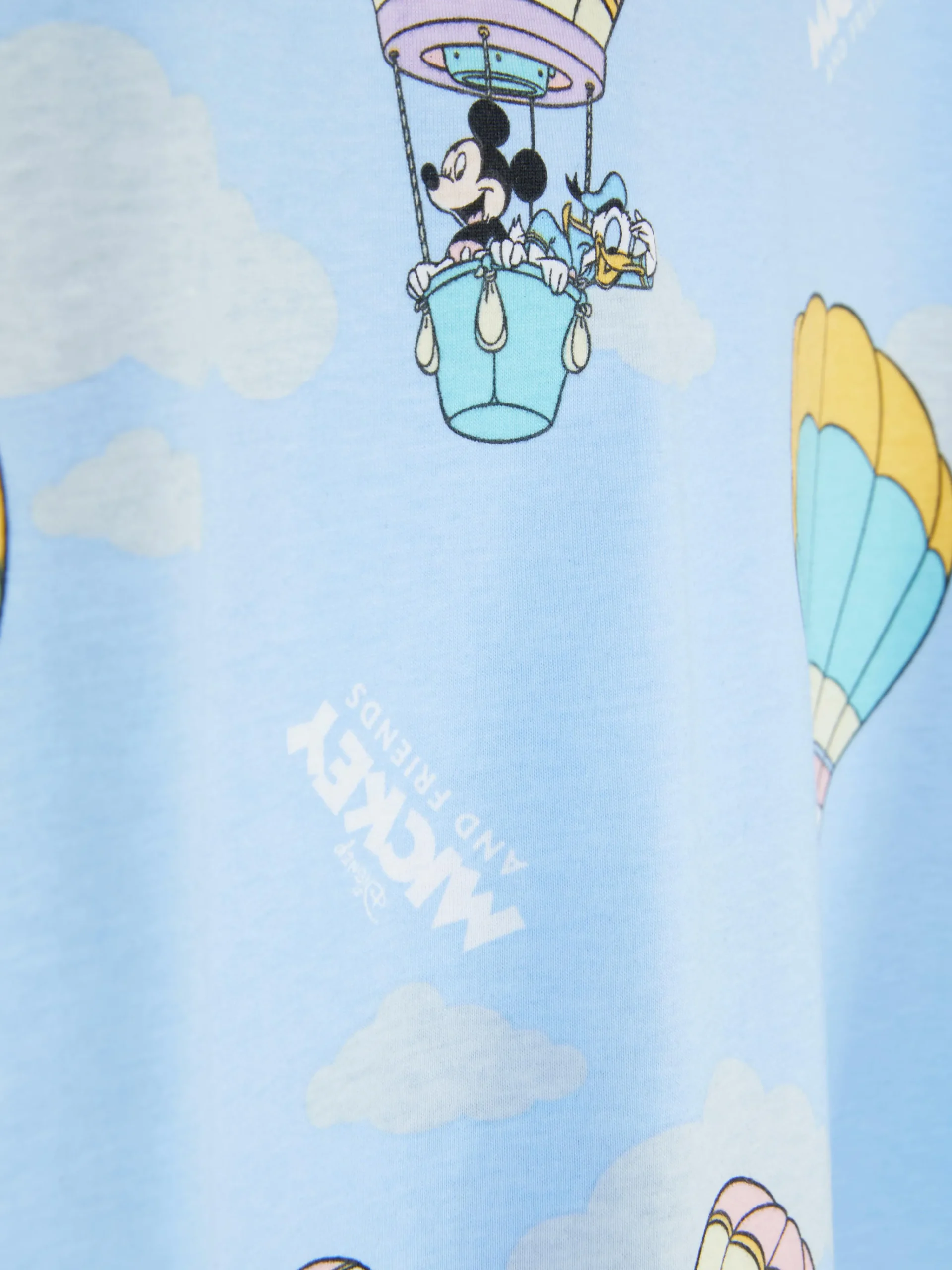 Primark Disney’s Mickey Mouse And Friends Sleep Tee Light Blue Sale