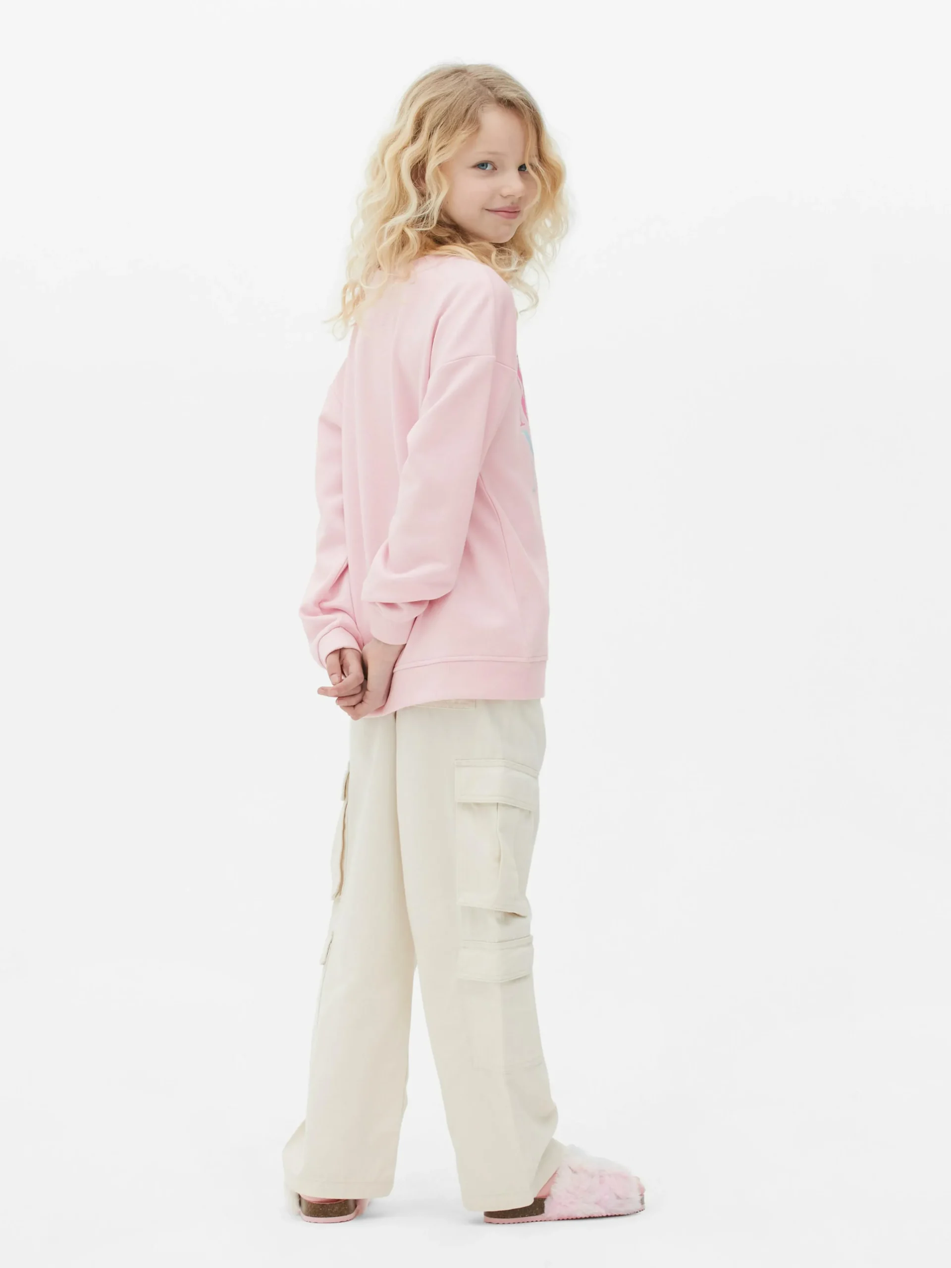 Primark Disney’s Mickey Mouse Crew Sweatshirt Pink Shop