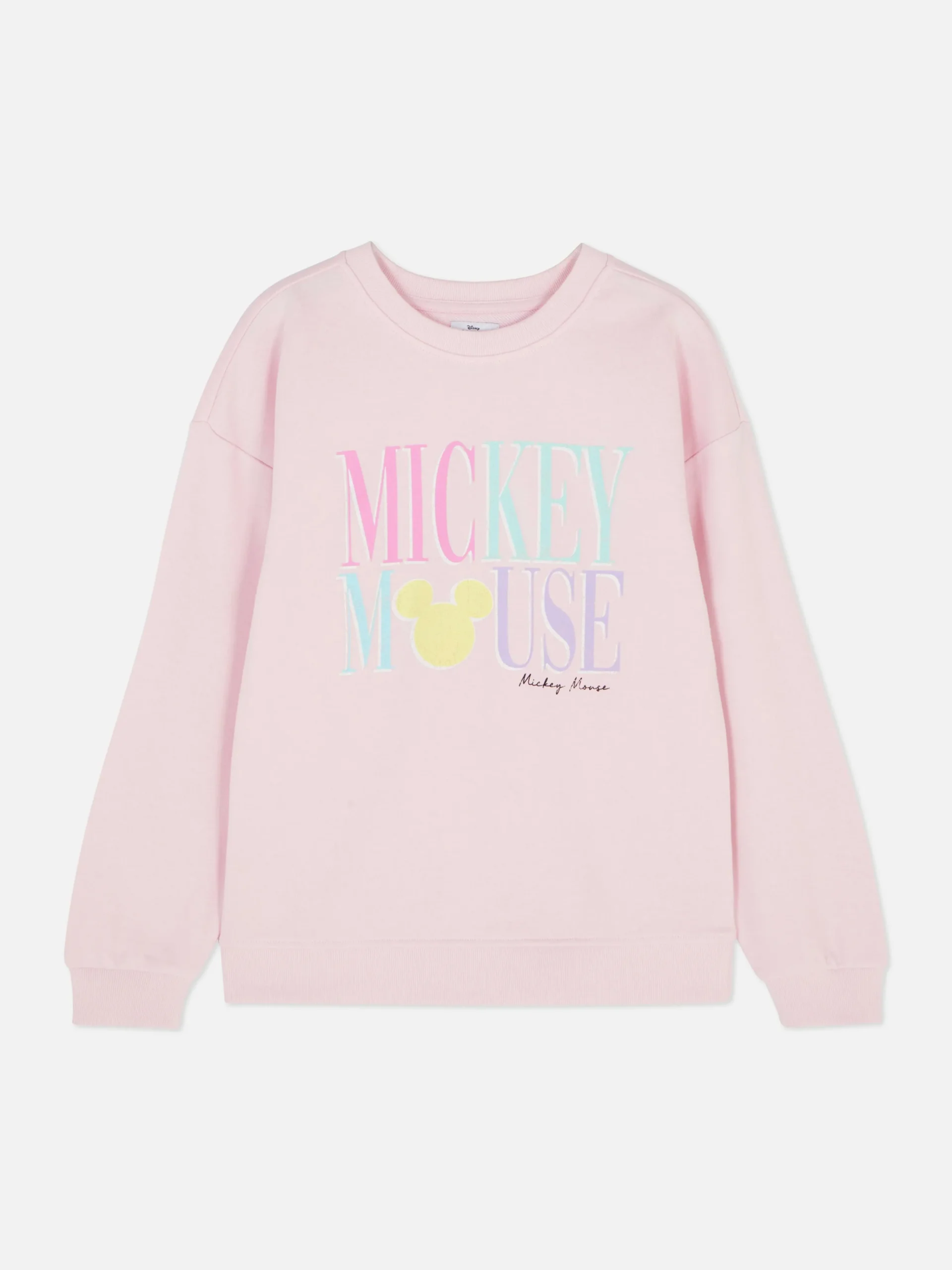 Primark Disney’s Mickey Mouse Crew Sweatshirt Pink Shop