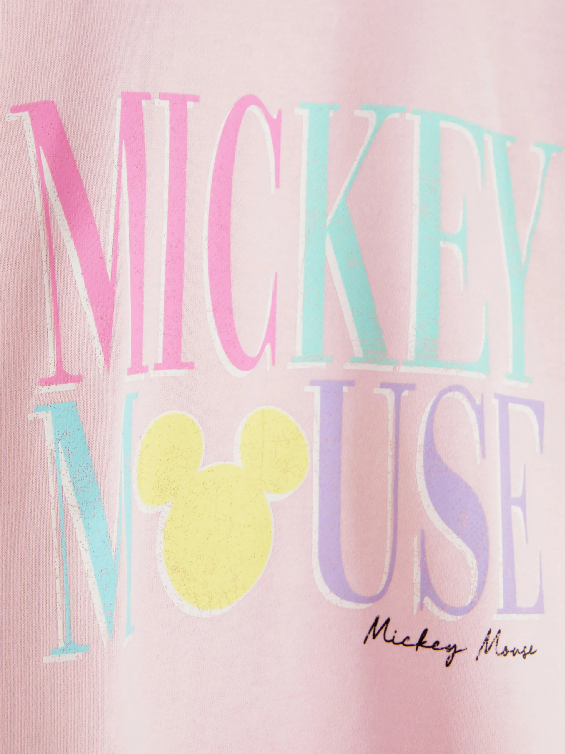 Primark Disney’s Mickey Mouse Crew Sweatshirt Pink Shop
