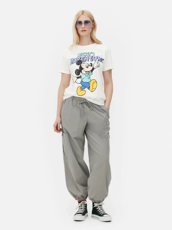 Primark Disney’s Mickey Mouse Printed T-Shirt Ivory Online