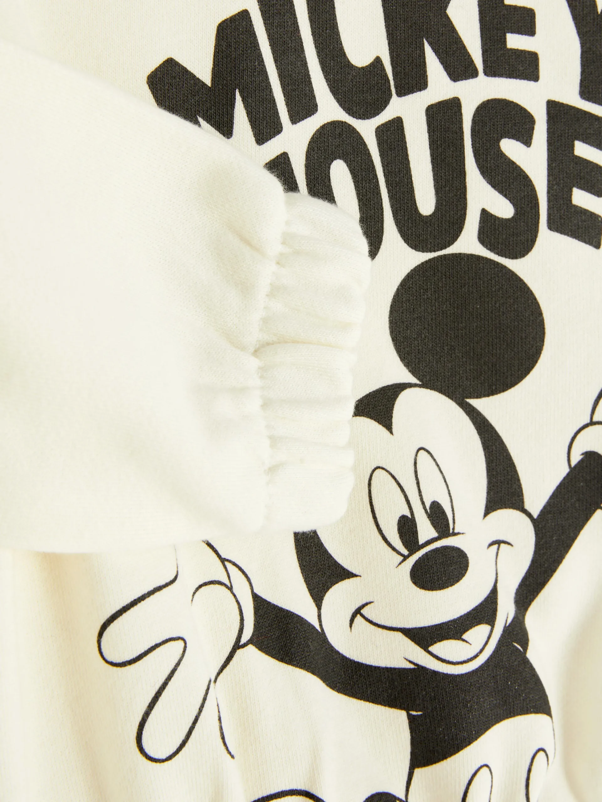 Primark Disney’s Mickey Mouse Stretch Hem Sweatshirt Ivory Outlet