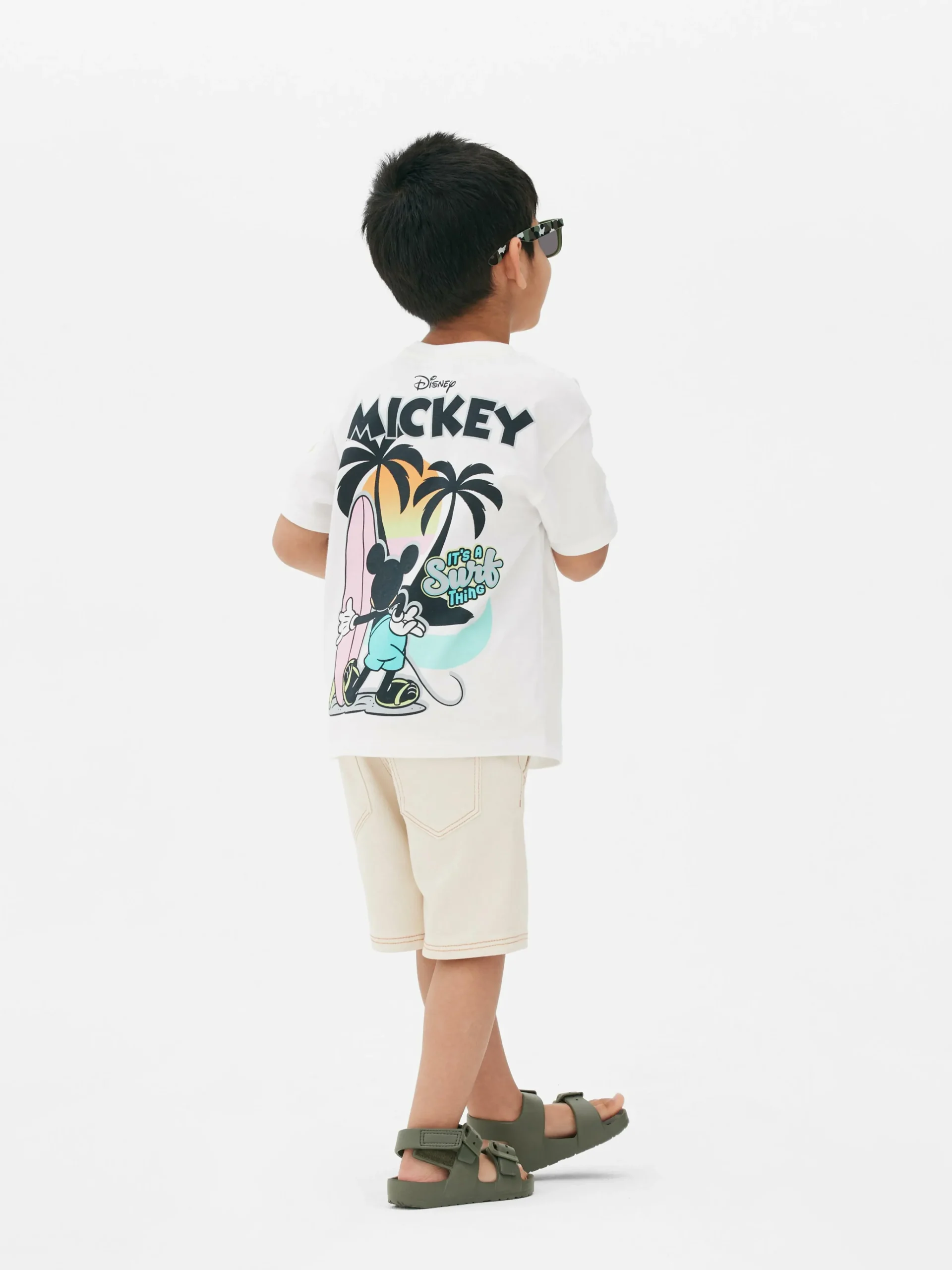 Primark Disney’s Mickey Mouse Surf T-Shirt White Store