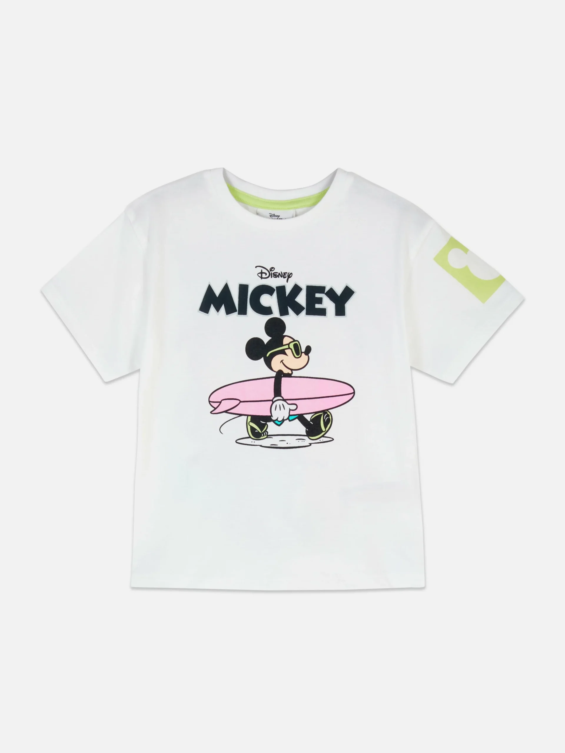 Primark Disney’s Mickey Mouse Surf T-Shirt White Store