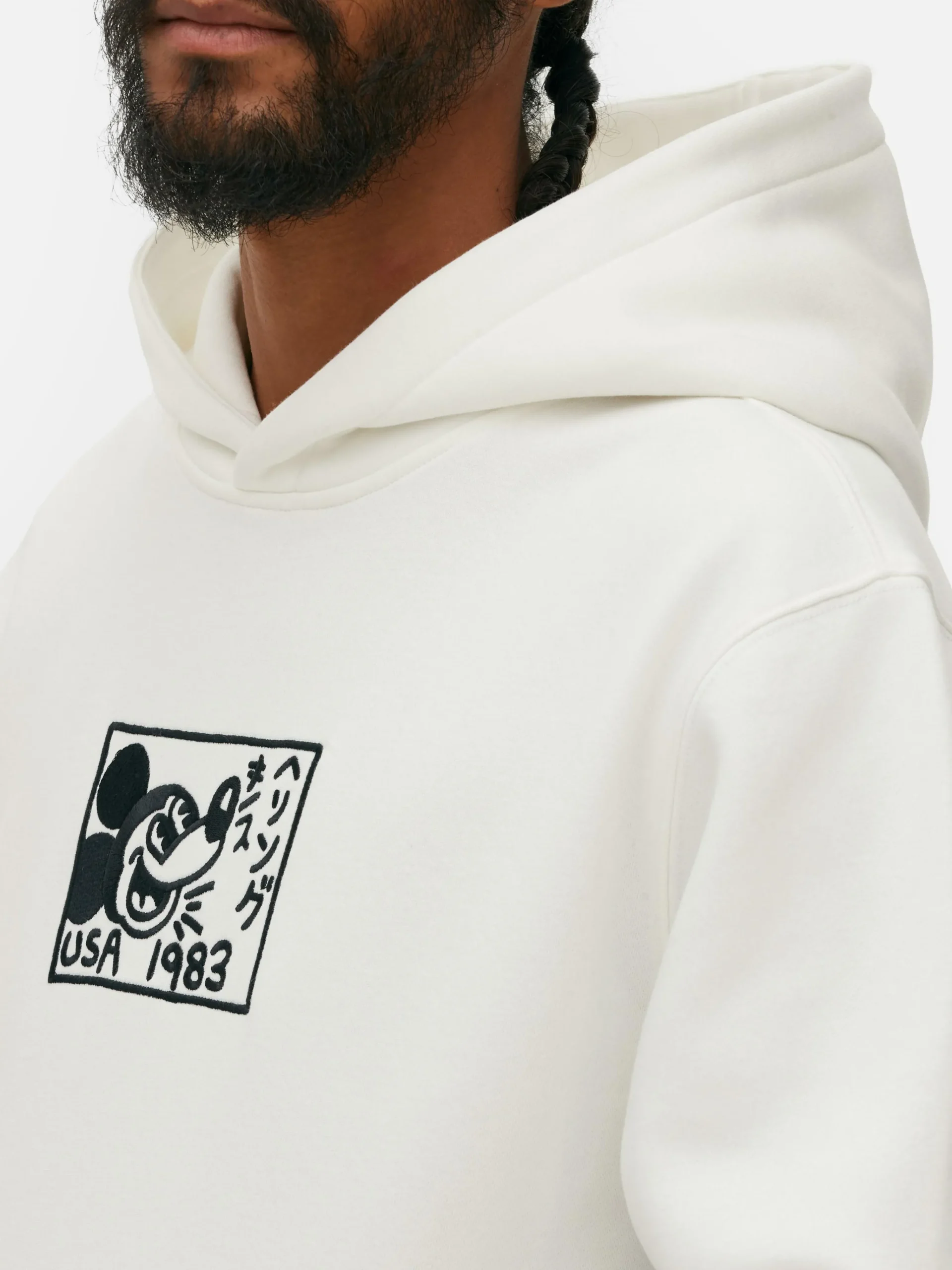 Primark Disney’s Mickey Mouse X Keith Haring Hoodie Ivory Sale
