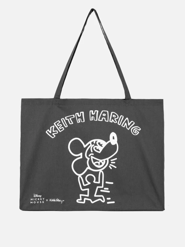 Primark Disney’s Mickey Mouse X Keith Haring XL Tote Gray Sale
