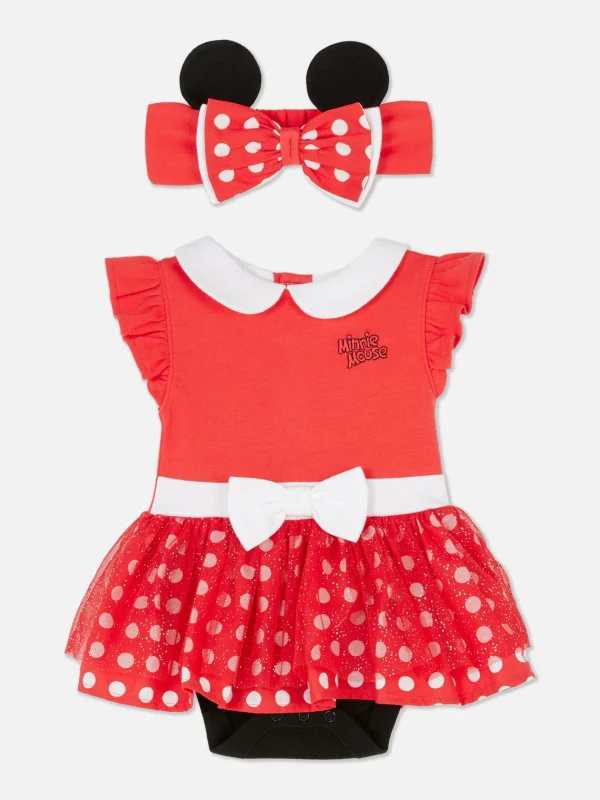Primark Disney’s Minnie Mouse Bodysuit And Headband Red Store