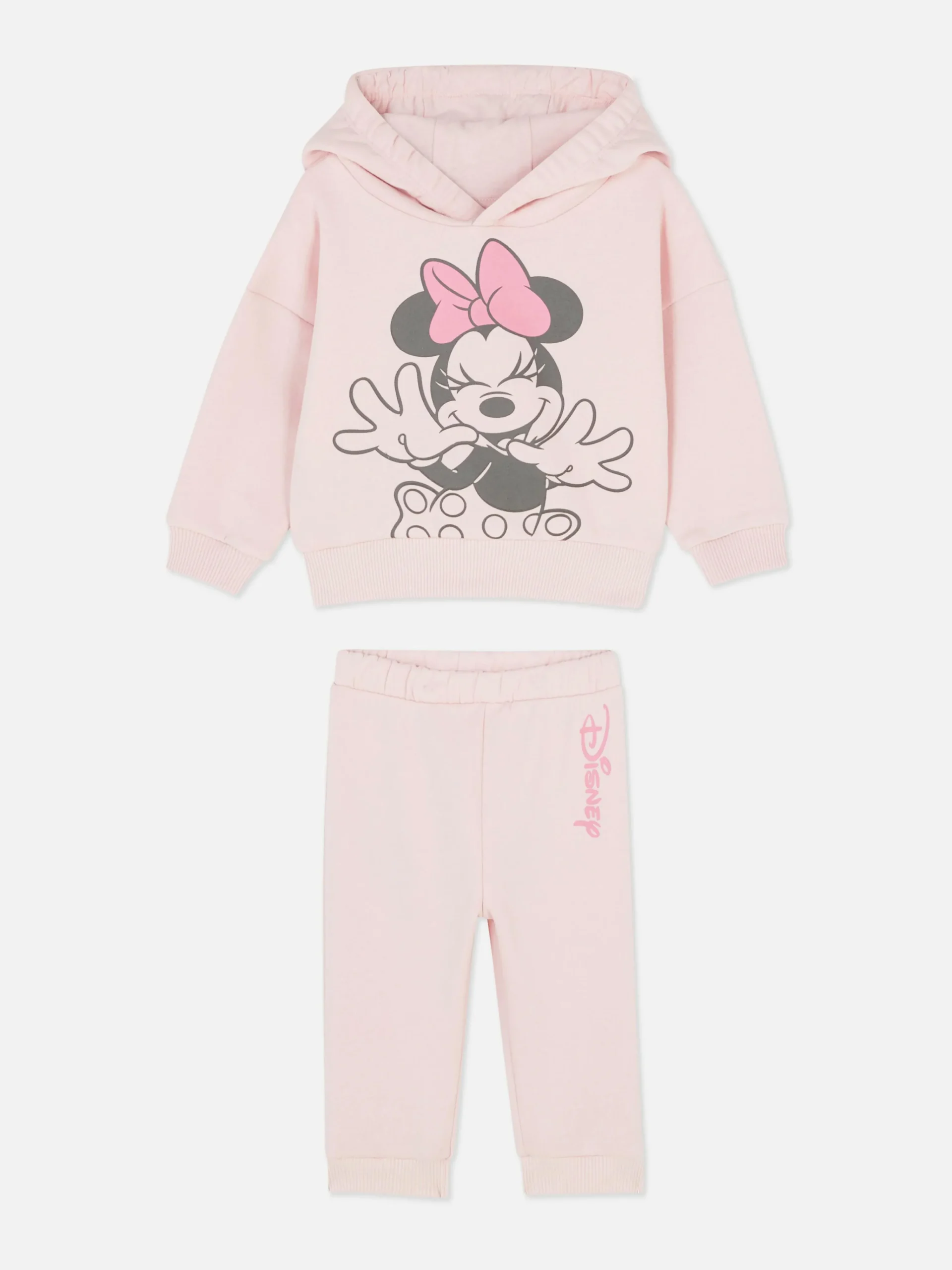 Primark Disney’s Minnie Mouse Hoodie And Joggers Set Pink Sale