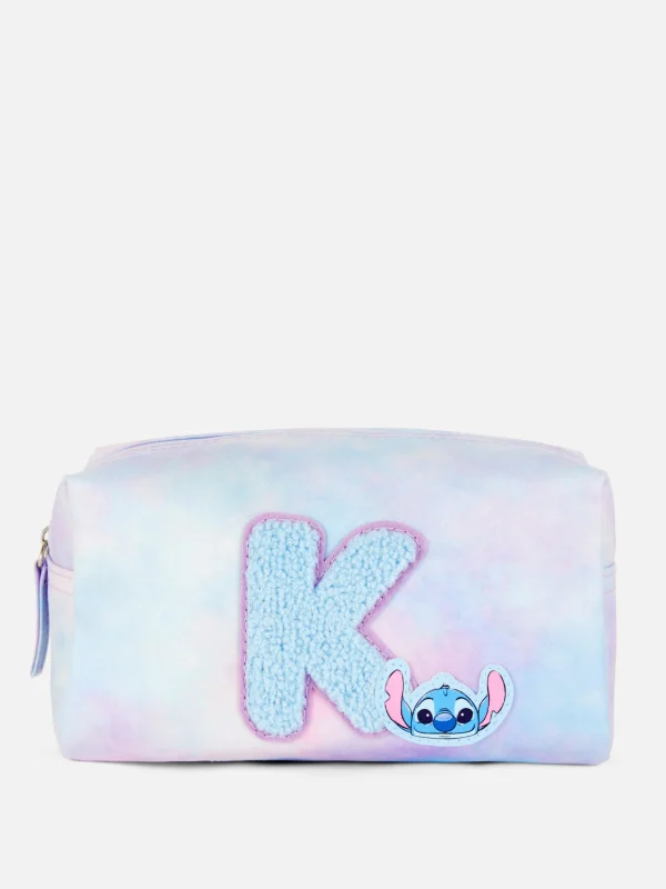 Primark Disney’s Stitch Boucle Initial Pouch Pink New