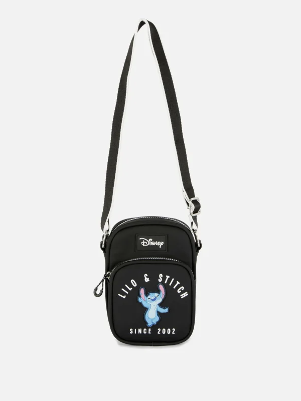 Primark Disney’s Stitch Crossbody Phone Holder Black Store