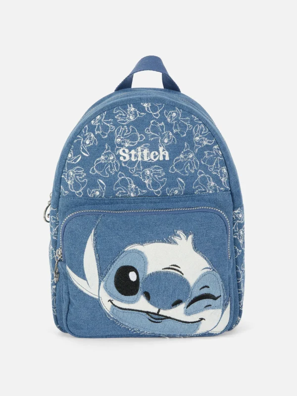 Primark Disney's Stitch Denim Backpack Blue Cheap