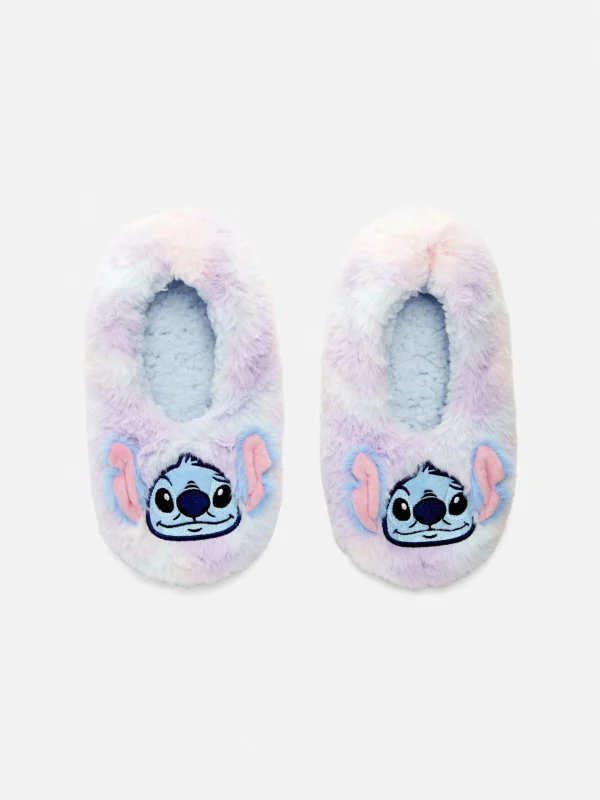 Primark Disney's Stitch Fluffy Footlet Slippers Multi Outlet
