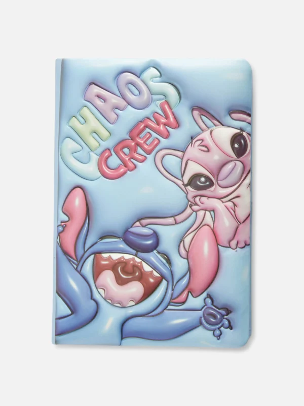 Primark Disney's Stitch Foam Notebook Pink Hot