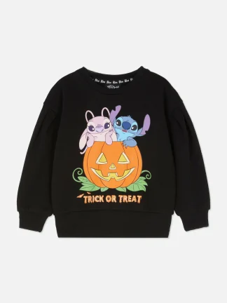 Primark Disney's Stitch Halloween Sweatshirt Black Outlet