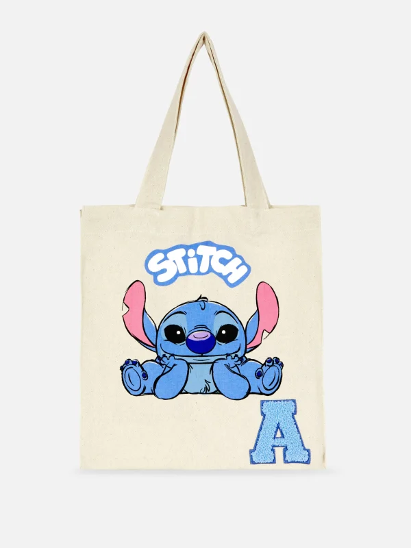 Primark Disney’s Stitch Initial Tote Natural Clearance